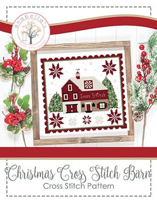 Christmas Cross stitch Barn
