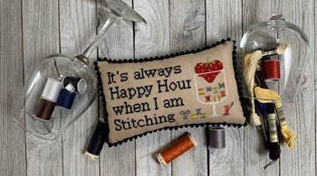 Happy when stitching