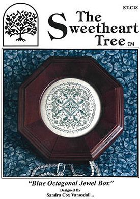 Blue Octagonal jewel box