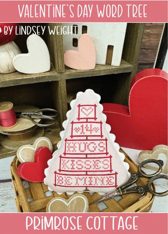 Valentines Day word tree