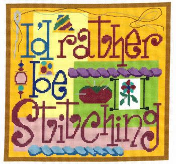 I'd rather be stitching