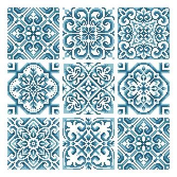 Hand painted tiles
