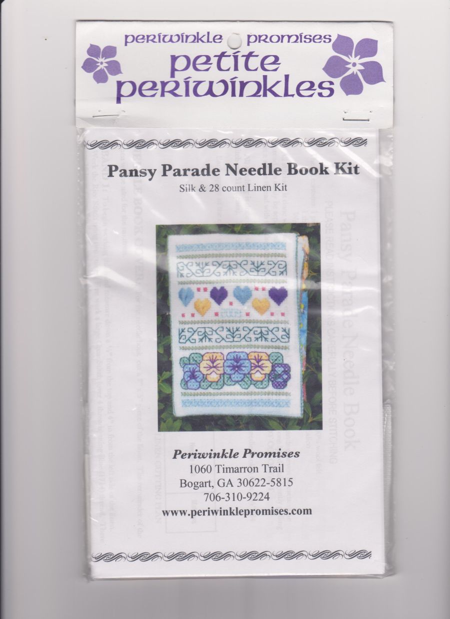 Pansy Parade Needlebook - KIT