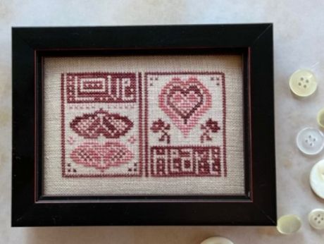 Imprints love and heart