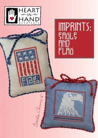 Imprints eagle and Flag
