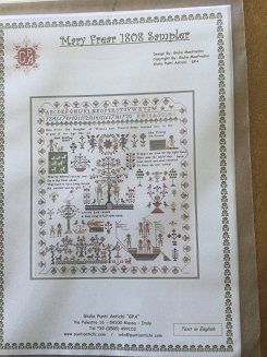 Mary Frear 1808 Sampler