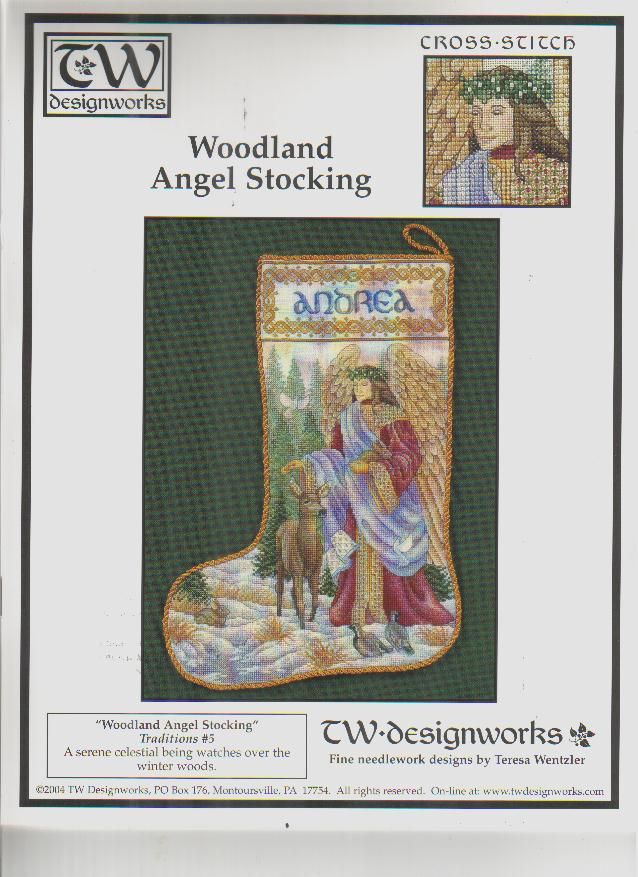 Woodland Angel Stocking