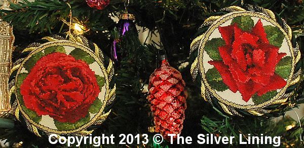 Red rose ornaments Part6
