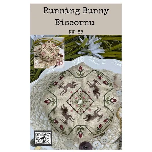 Running Bunny Biscornu