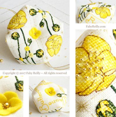 Buttercup biscornu