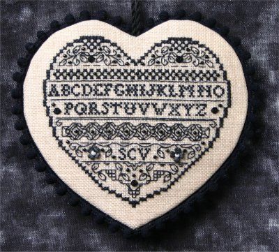 Blackwork heart