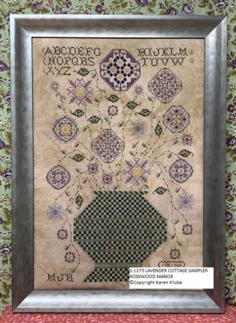 Lavender Cottage sampler