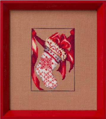 Red Ribbon Stocking